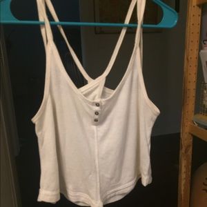 White tank top
